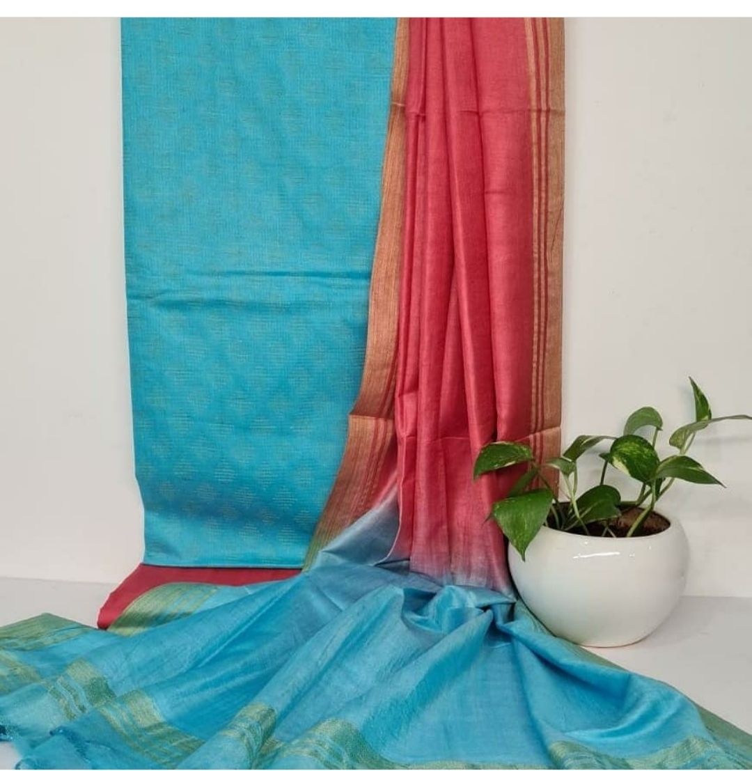SEMI COTTAN KHADI SUITS