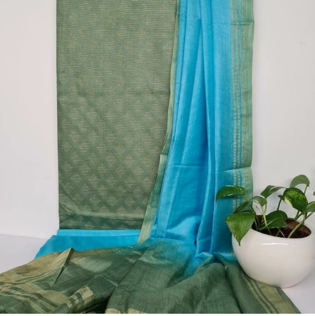 SEMI COTTAN KHADI SUITS