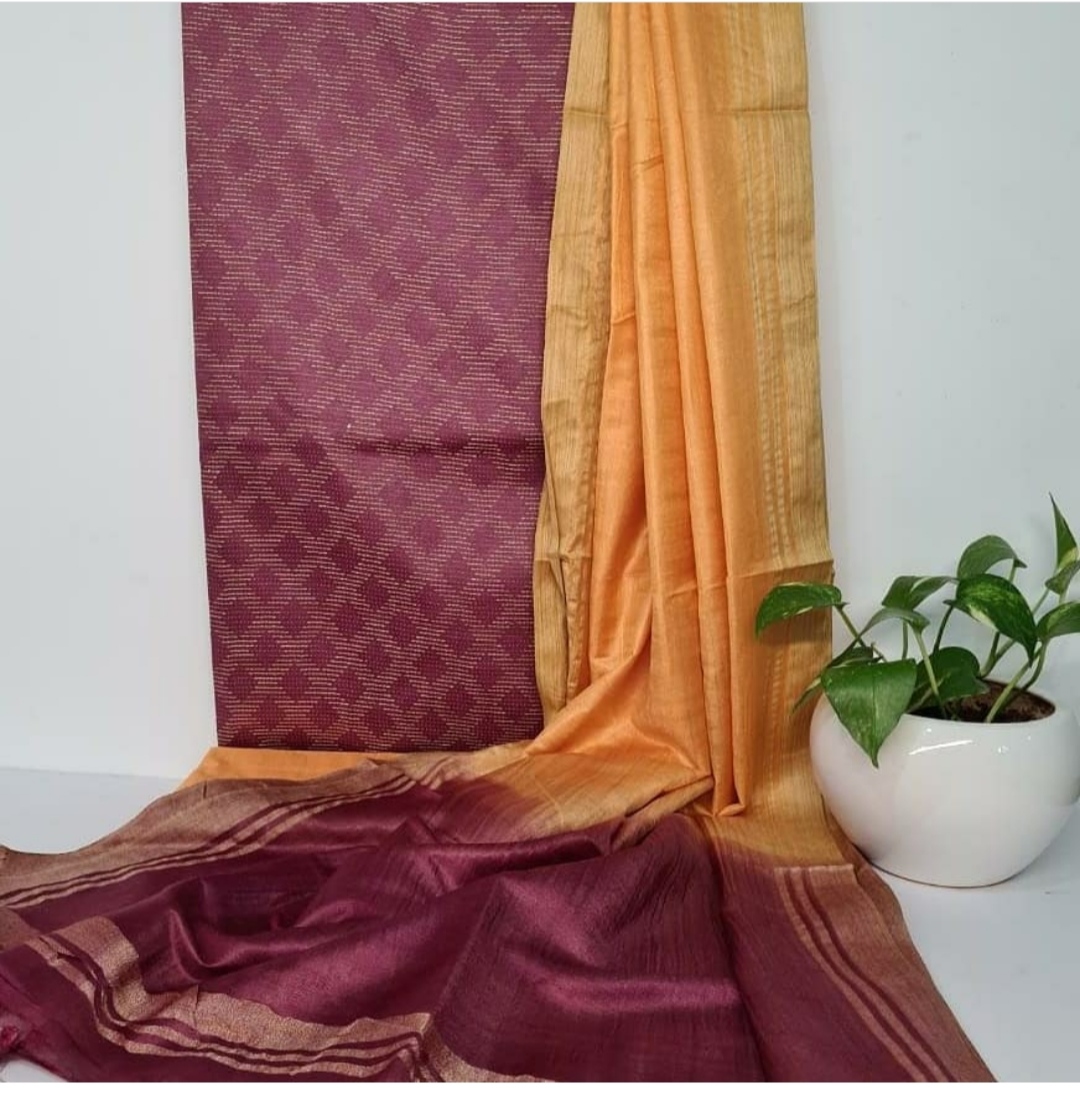 SEMI COTTAN KHADI SUITS