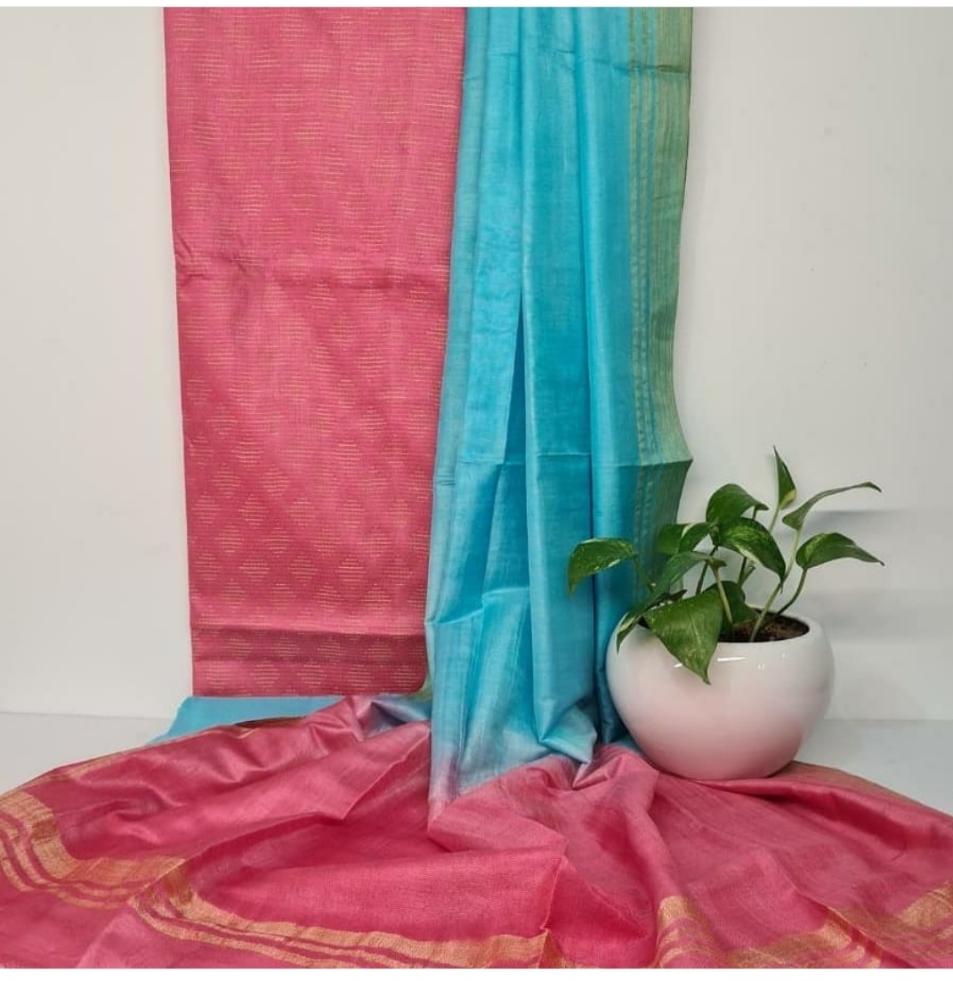 SEMI COTTAN KHADI SUITS