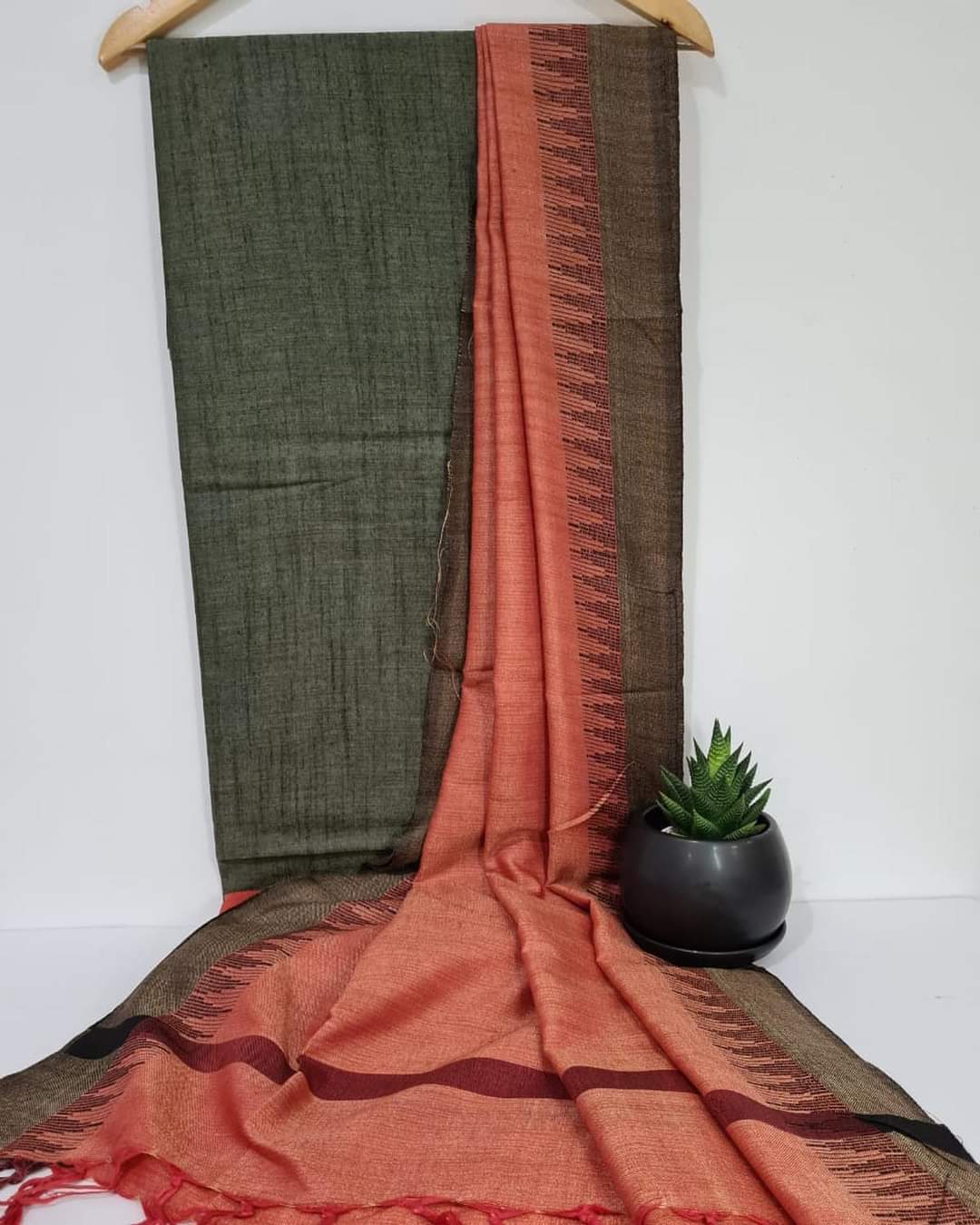 SEMI LINEN KHADI COTTON SUITS