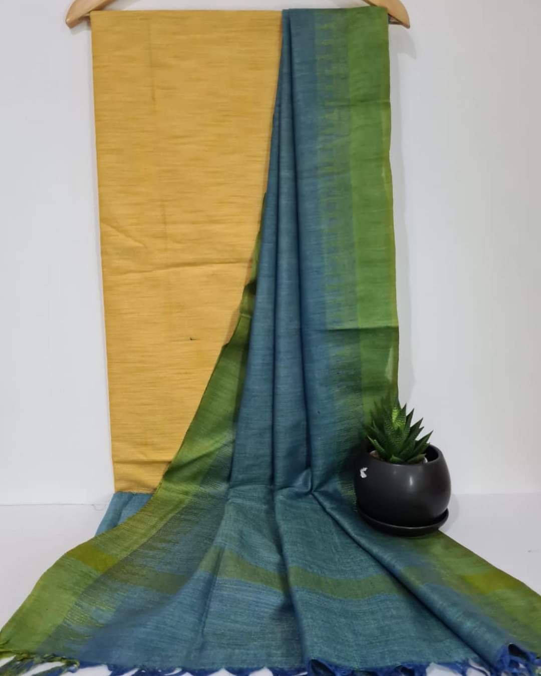 SEMI LINEN KHADI COTTON SUITS