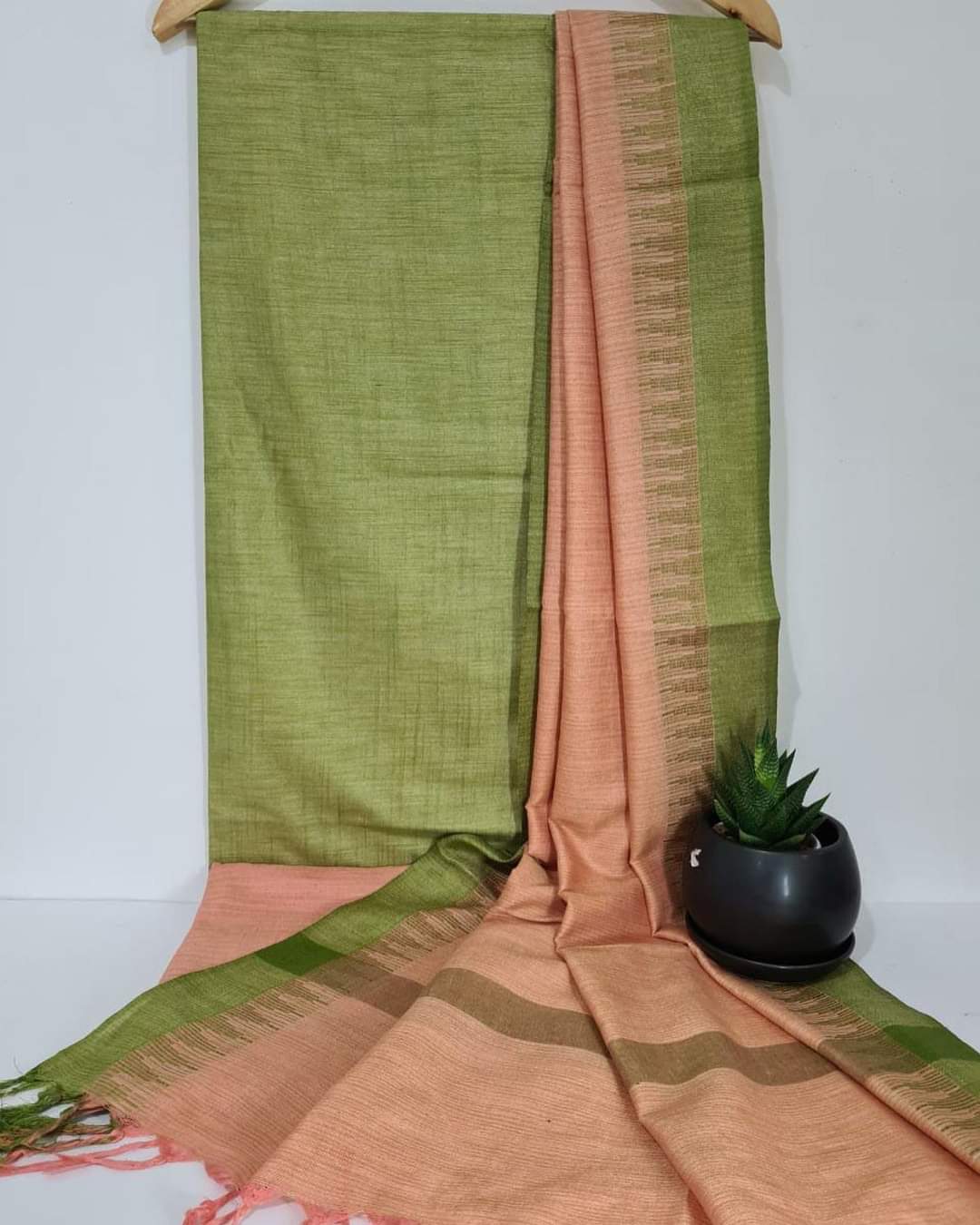 SEMI LINEN KHADI COTTON SUITS