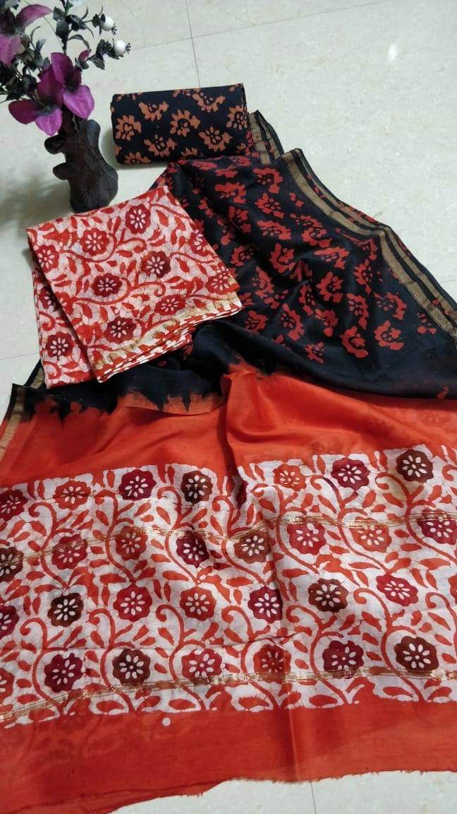 Chanderi silk suits