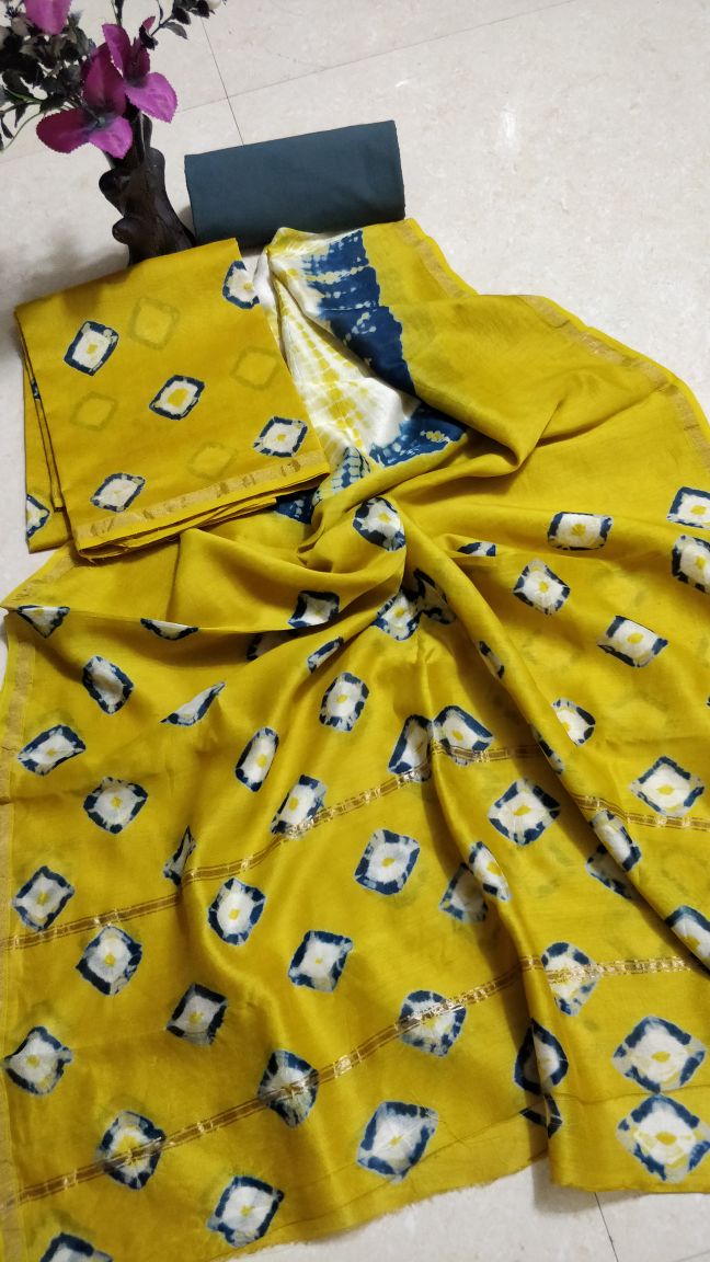 Chanderi silk suits