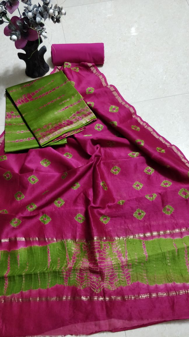 Chanderi silk suits