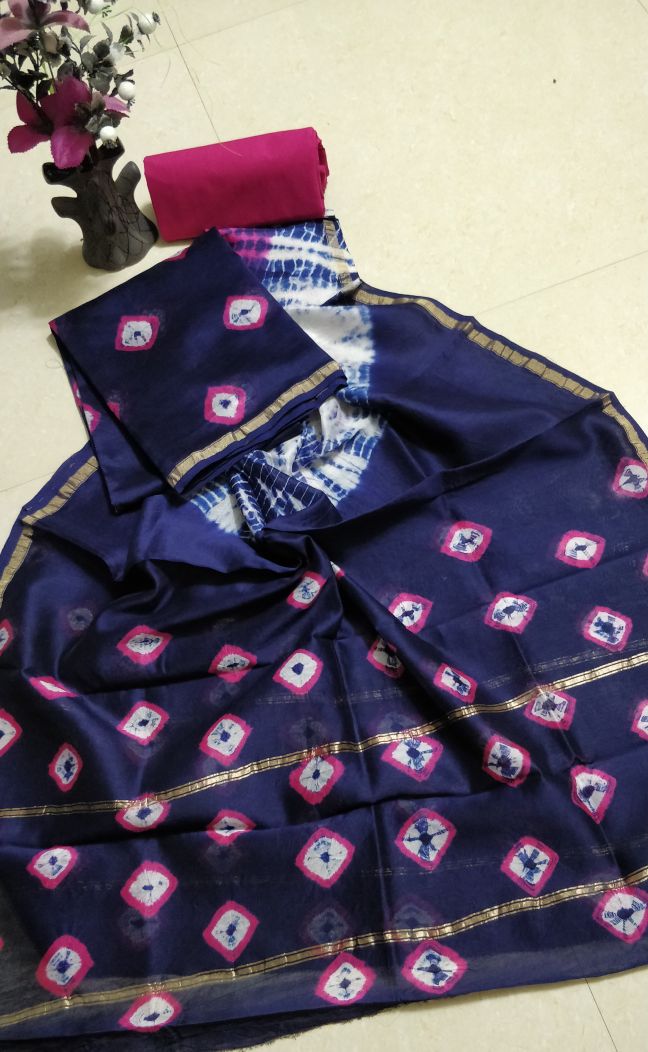 Chanderi silk suits
