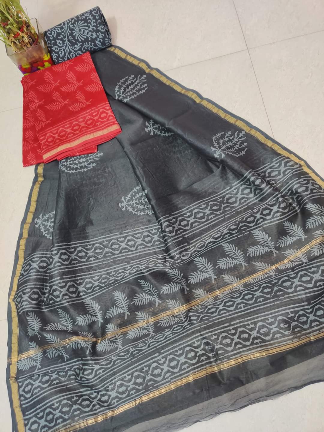 Chanderi silk suits