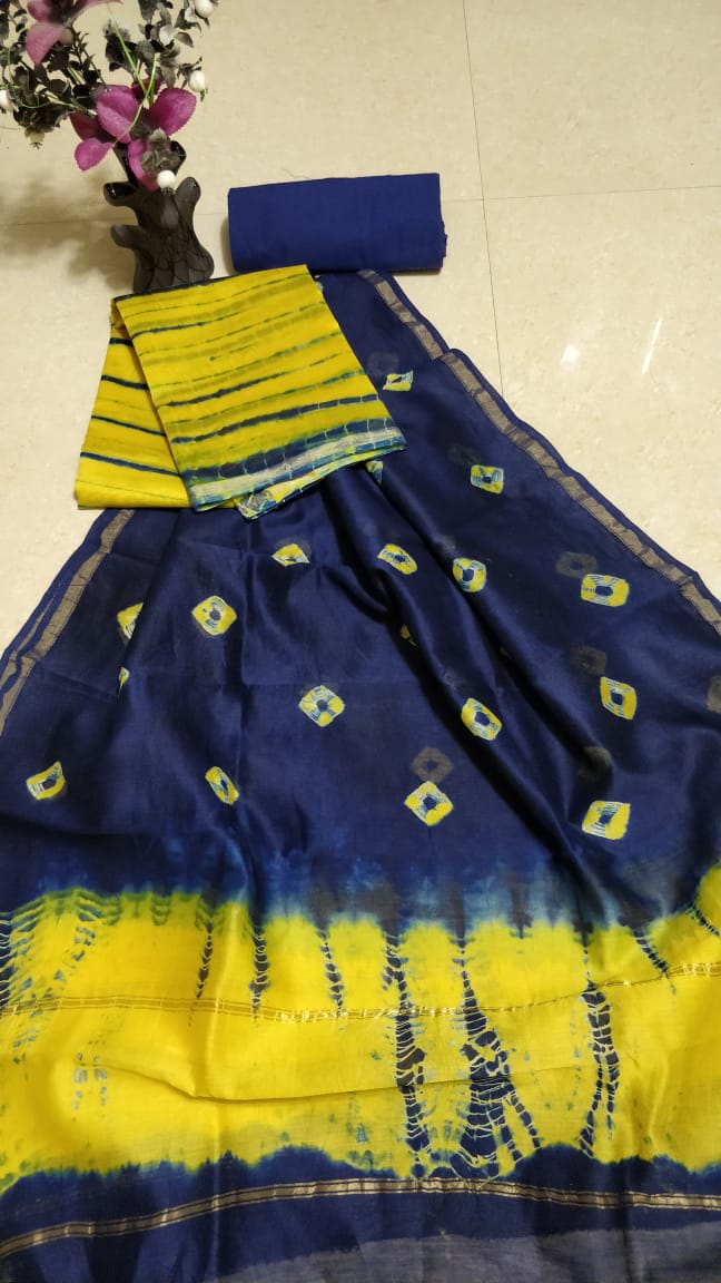Chanderi silk suits