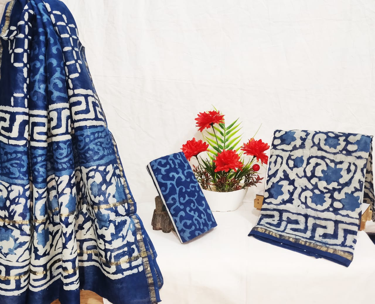 Chanderi silk suits