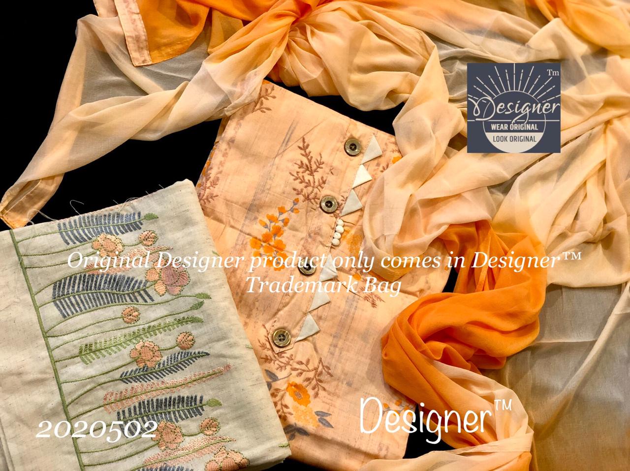 Soft Pure cotton top with dupatta/bottom