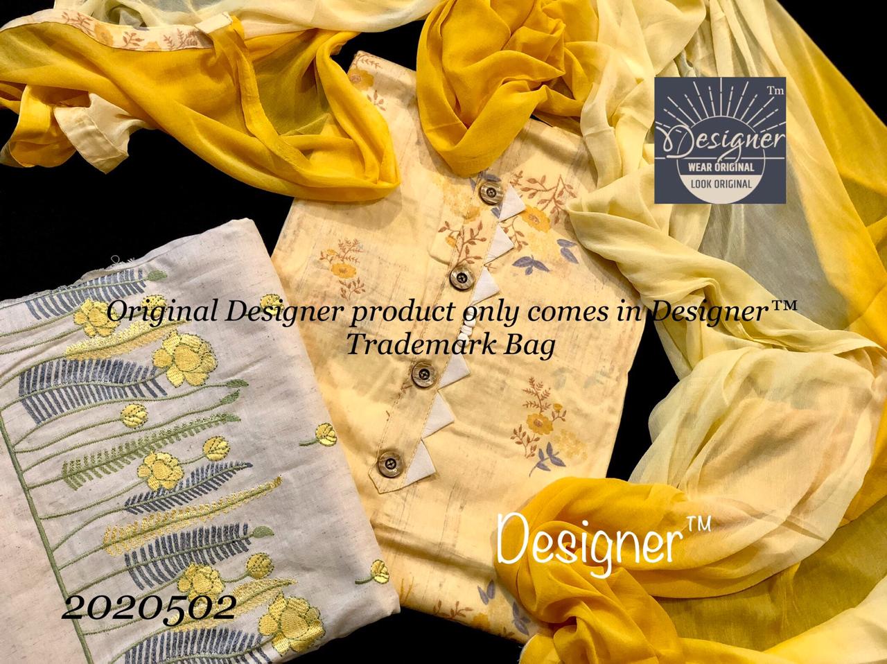 Soft Pure cotton top with dupatta/bottom