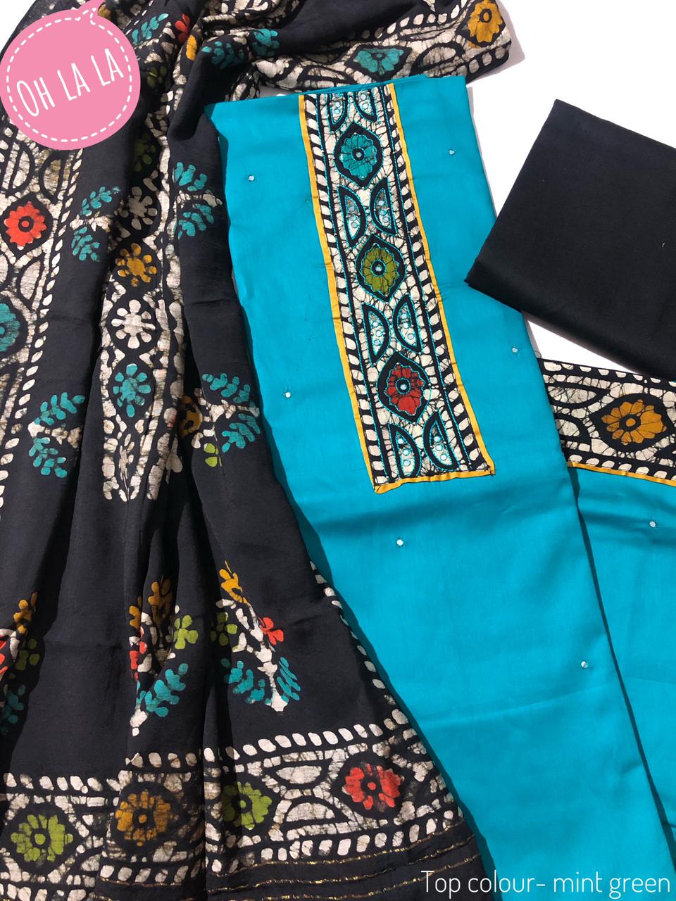 Cotton silk top