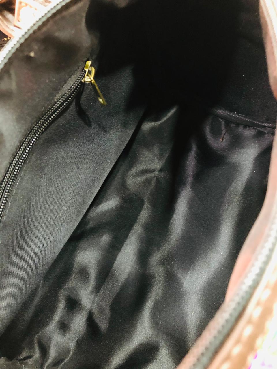 Canvas Duffle Style Leatherite
