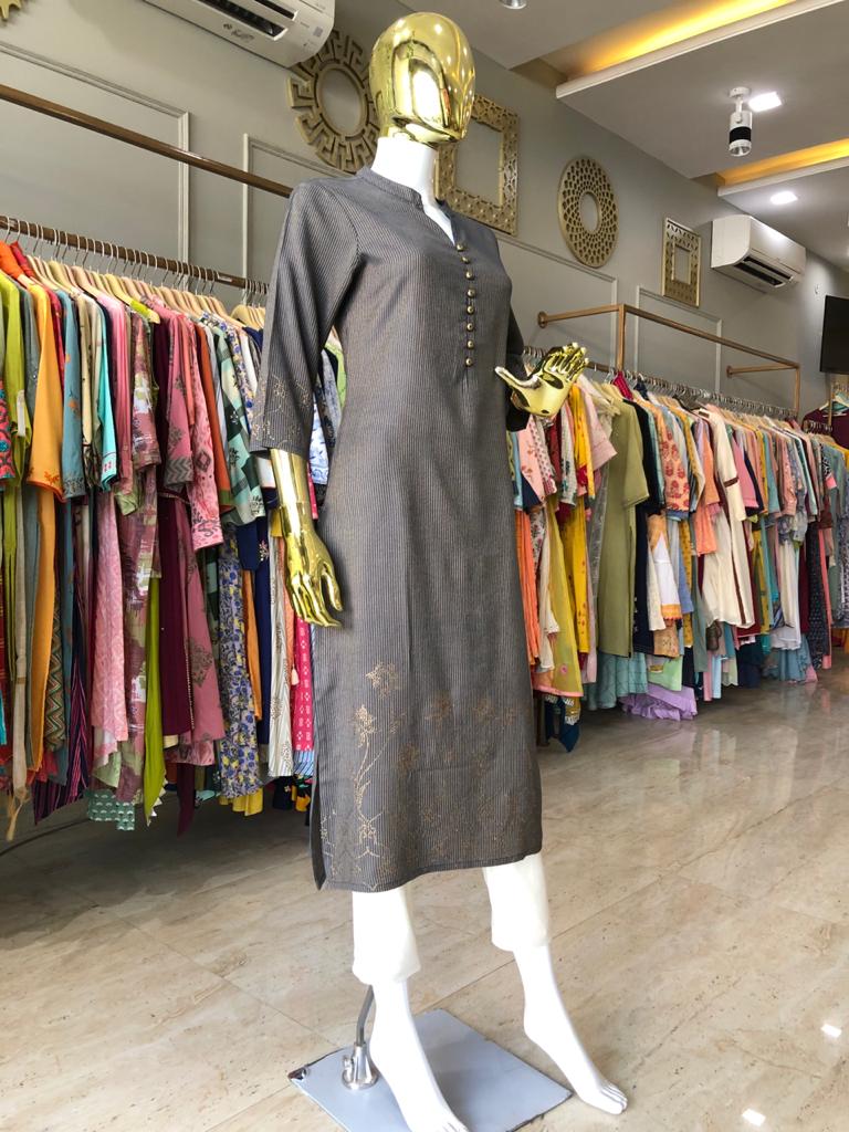 Rayon seroxi work kurta