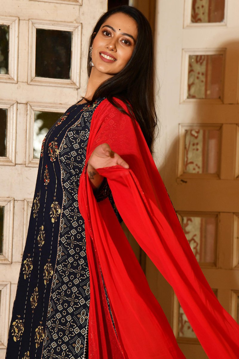 Cotton kurta and pant ,dupatta