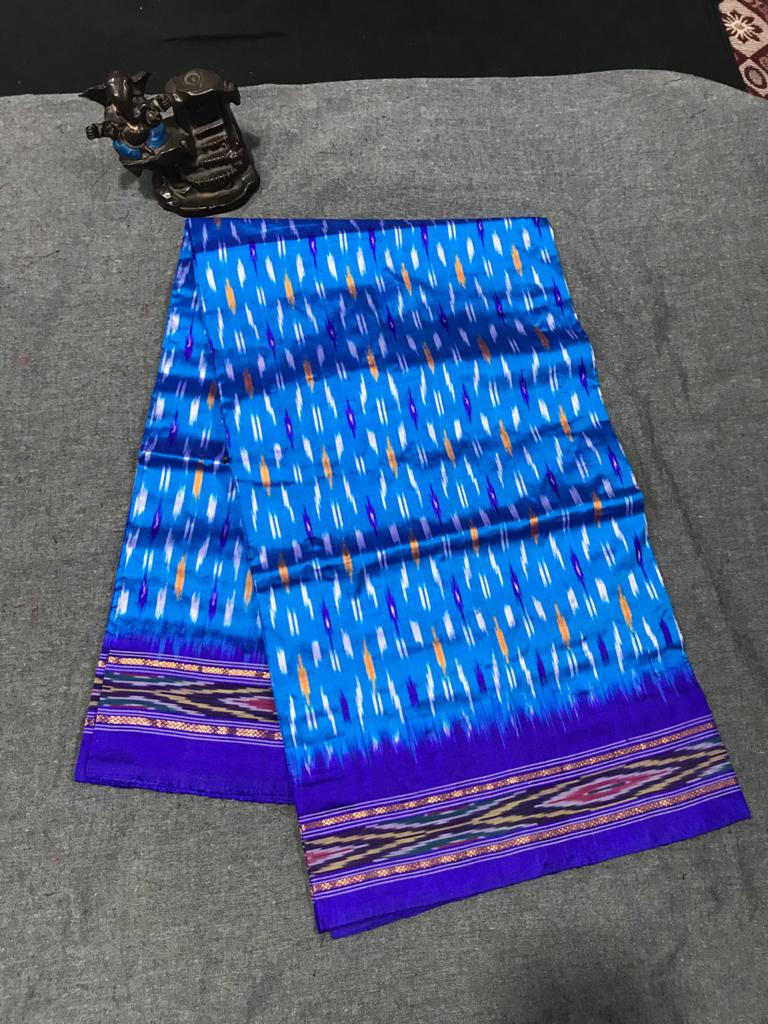 Pure  ikat silk light weight with blouse