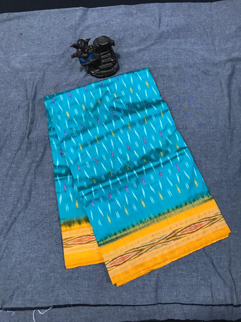 Pure  ikat silk light weight with blouse
