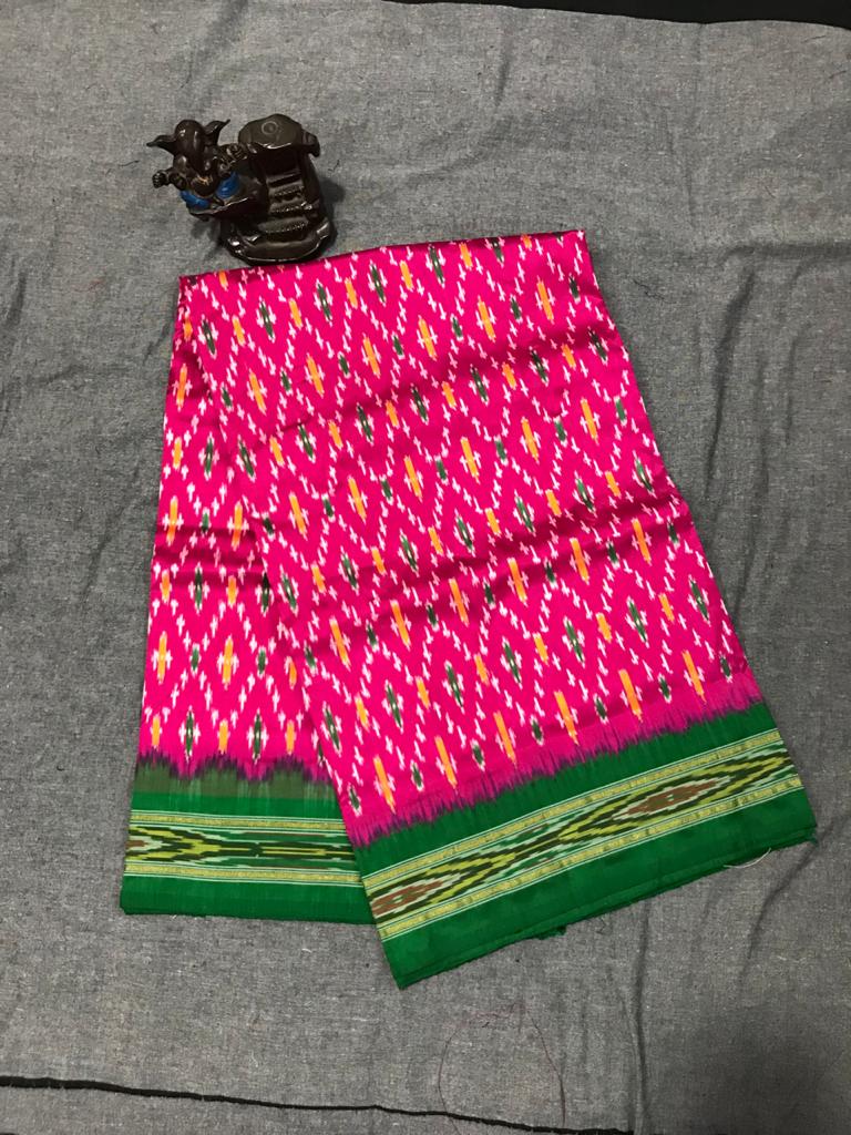 Pure  ikat silk light weight with blouse