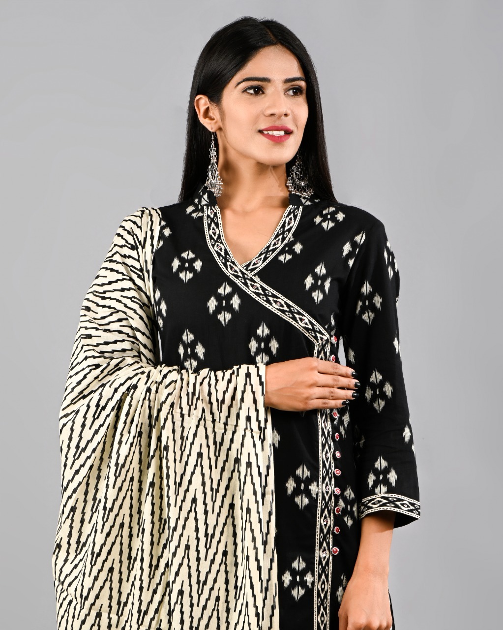 Pure  Cotton  Suits w/neck work & dupattas