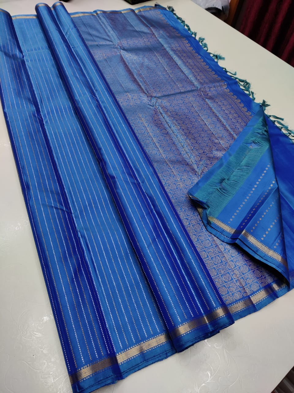 Pure Kanchipuram Silk Handwoven