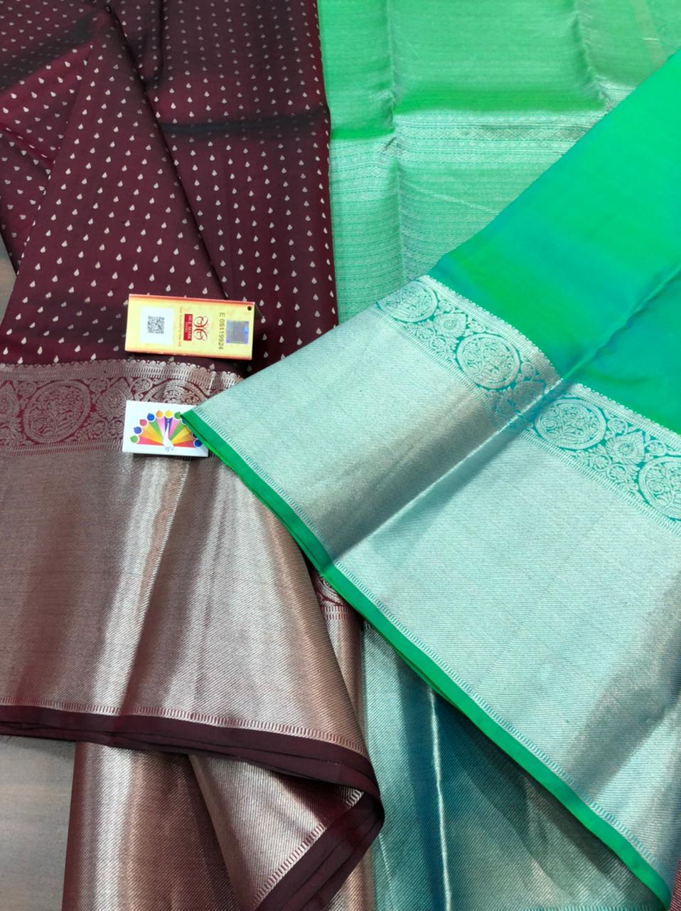 PURE KANCHI HANDLOOM PATTU SILK