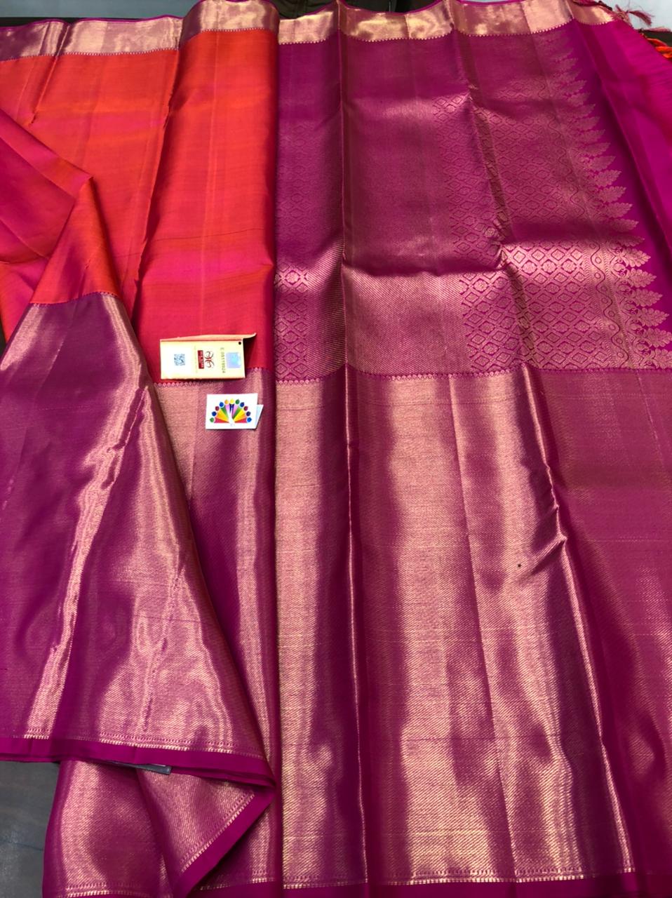 DESIGNER KANCHEEPURAM ON BEAUTIFUL COLOR  