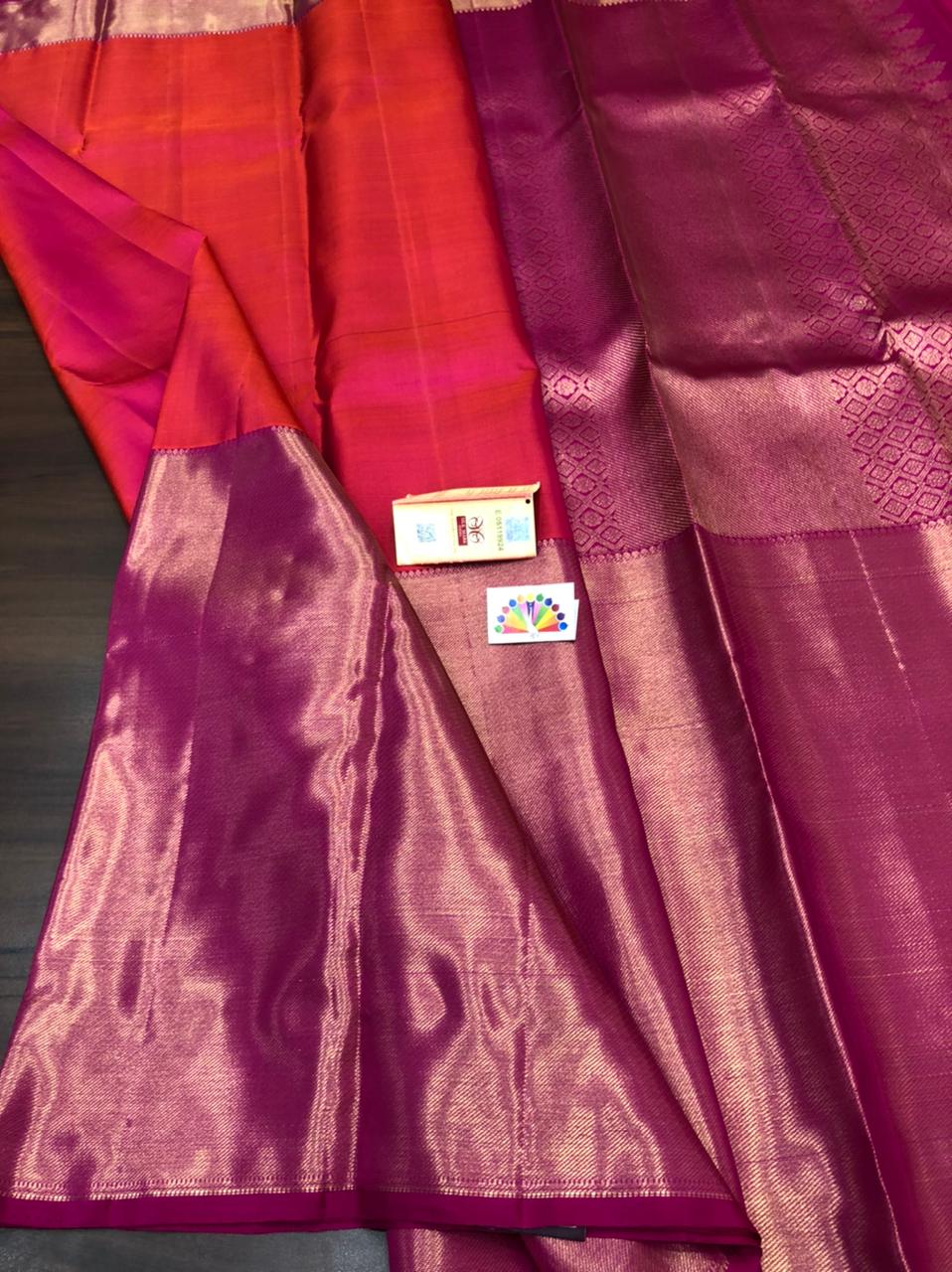 DESIGNER KANCHEEPURAM ON BEAUTIFUL COLOR  