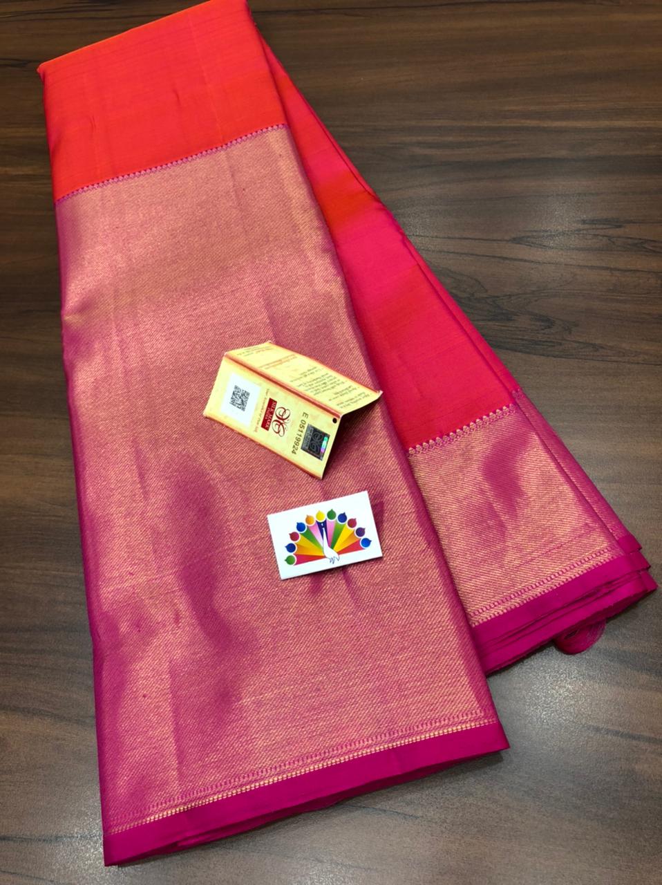 DESIGNER KANCHEEPURAM ON BEAUTIFUL COLOR  