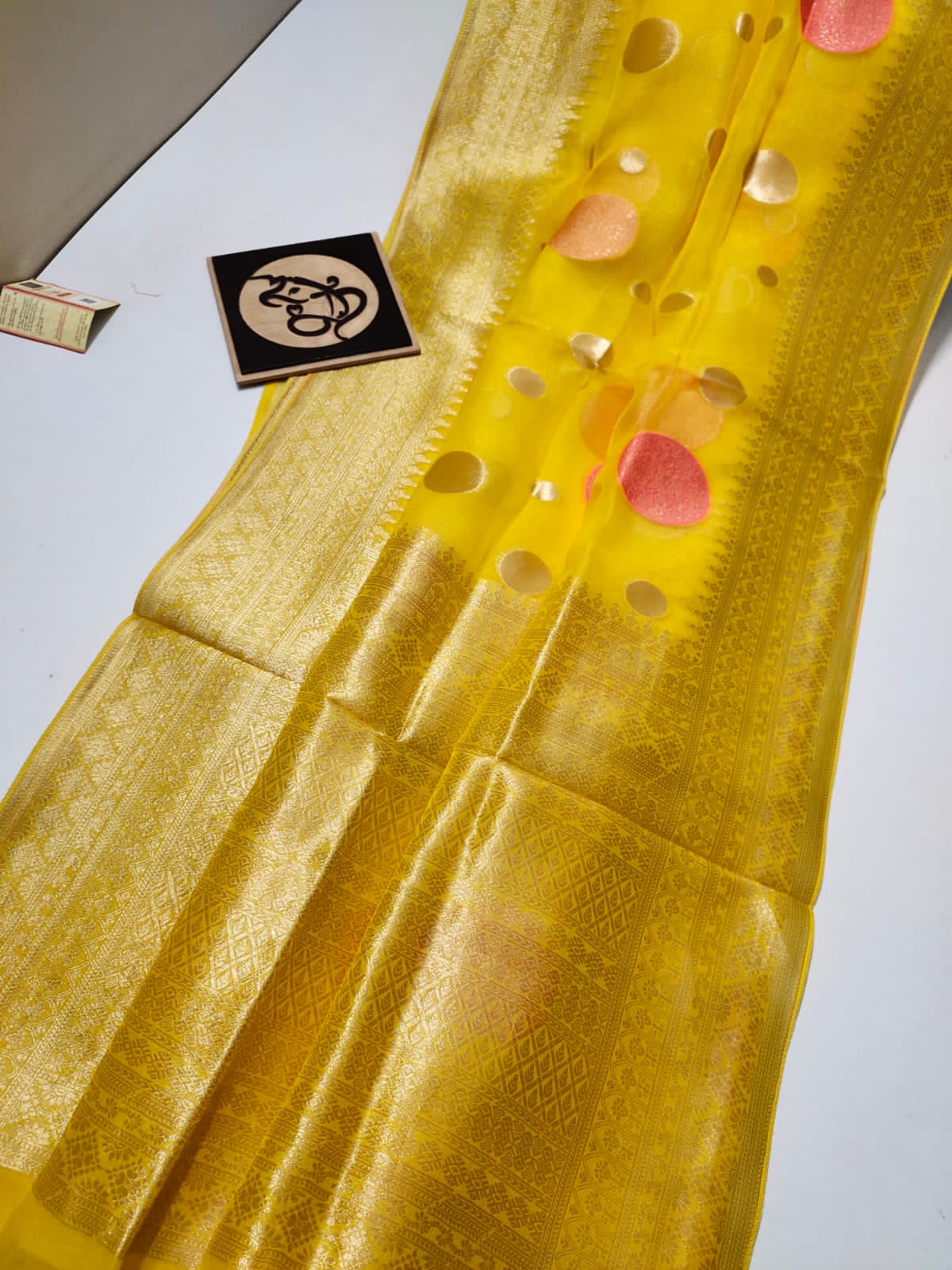 Pure Beneras kora with kanchi border