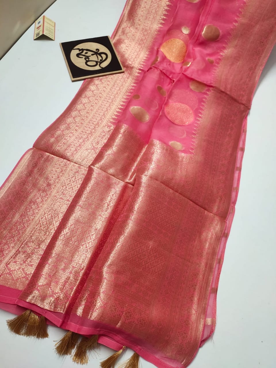 Pure Beneras kora with kanchi border