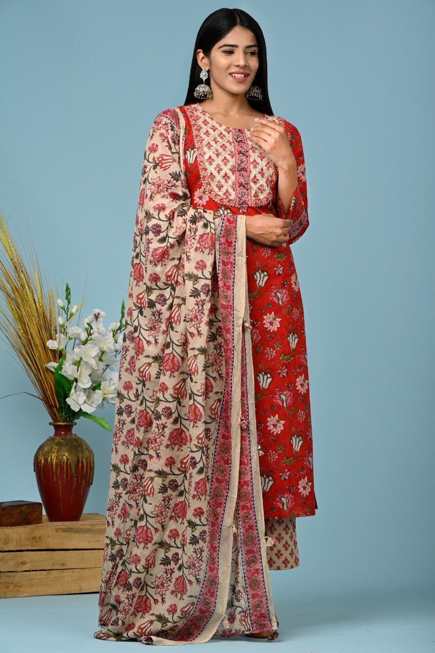 Elegant  Pure  Cotton  Suits