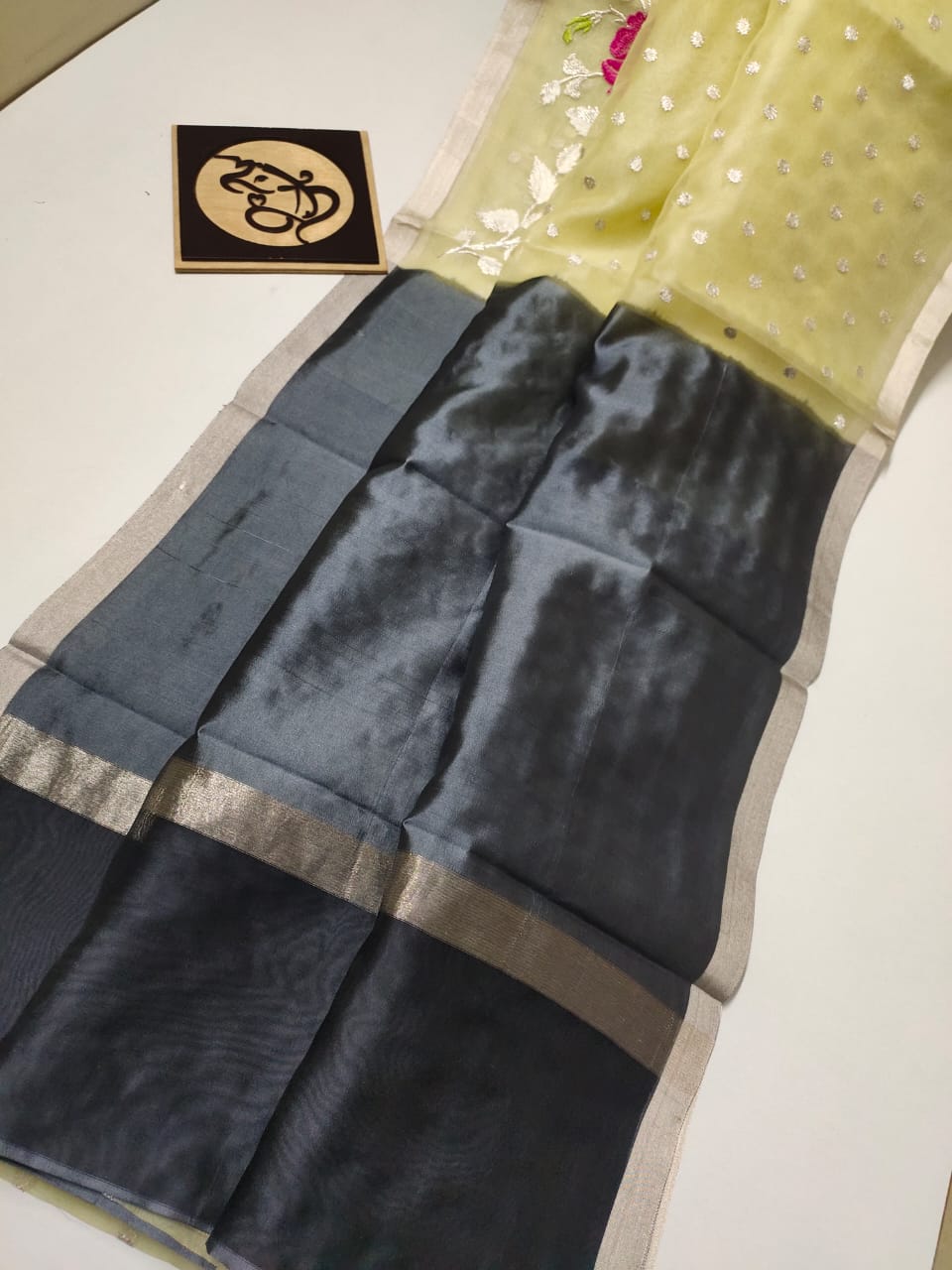 Pure  Banaras khadi georgete