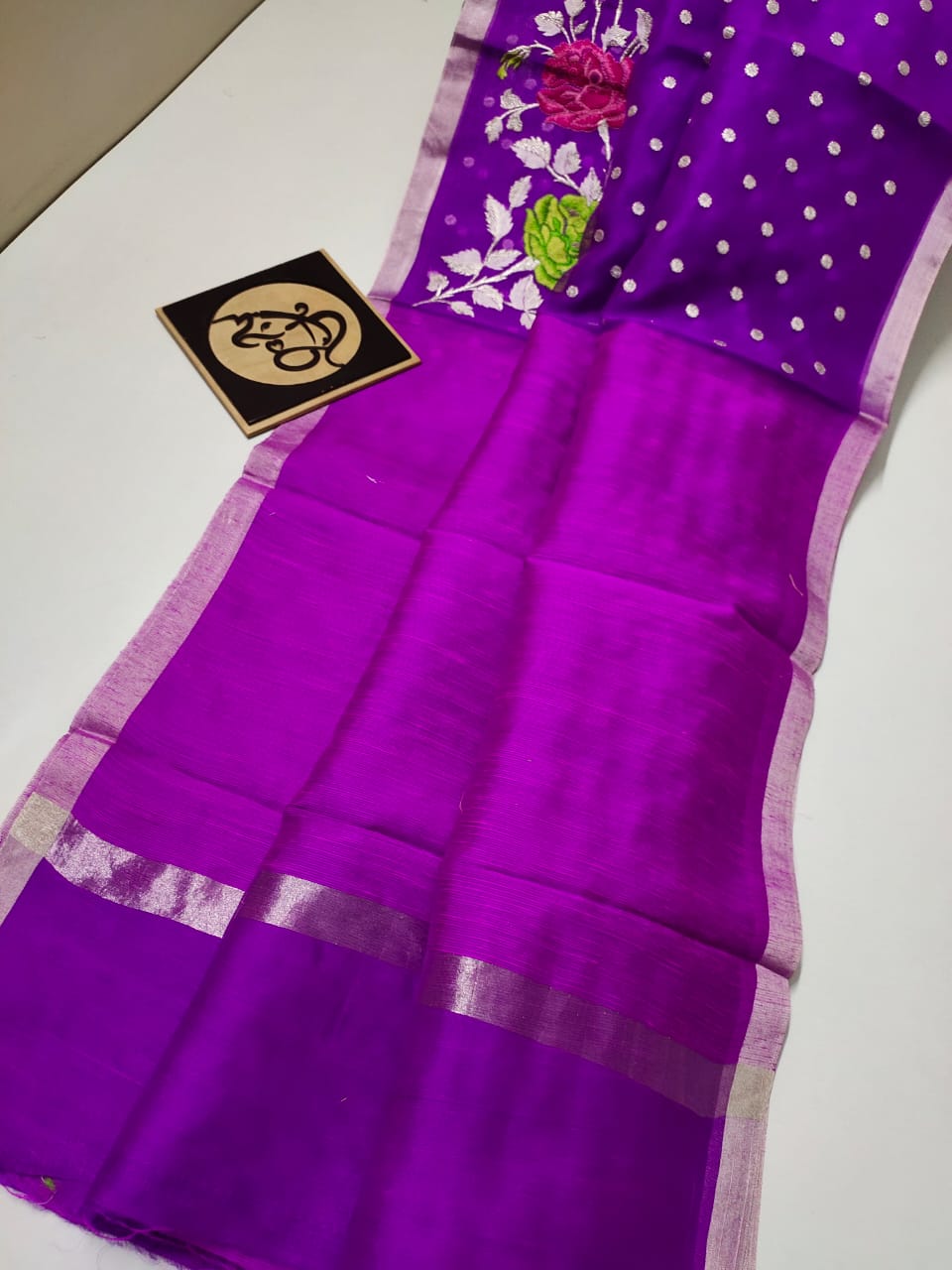 Pure  Banaras khadi georgete