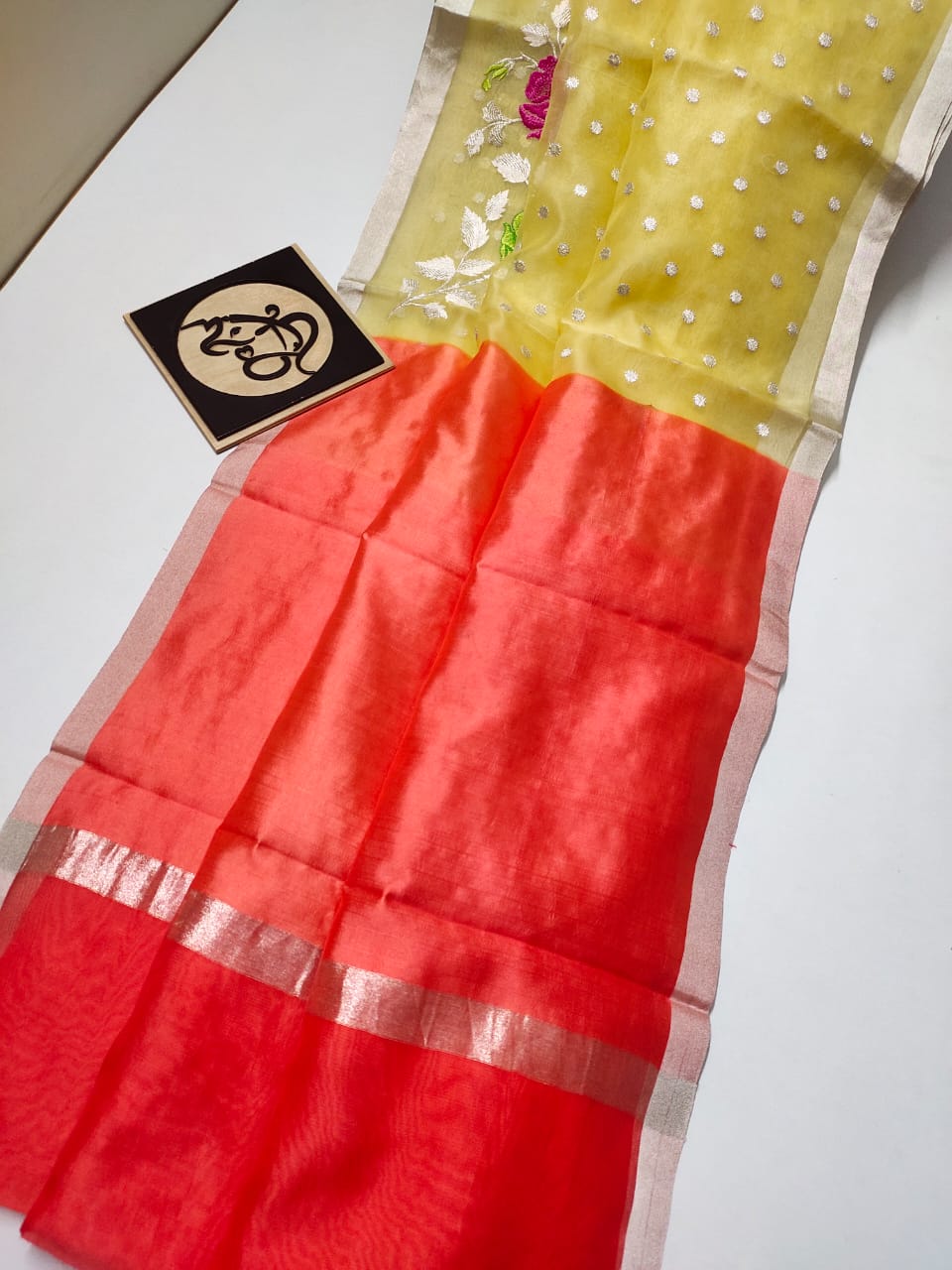 Pure  Banaras khadi georgete