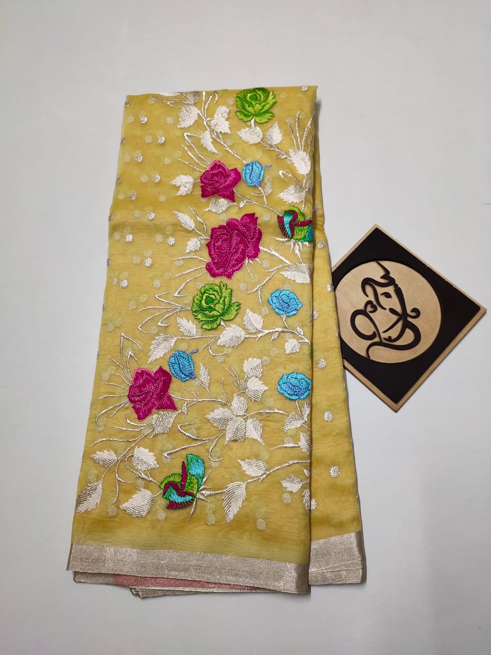 Pure  Banaras khadi georgete