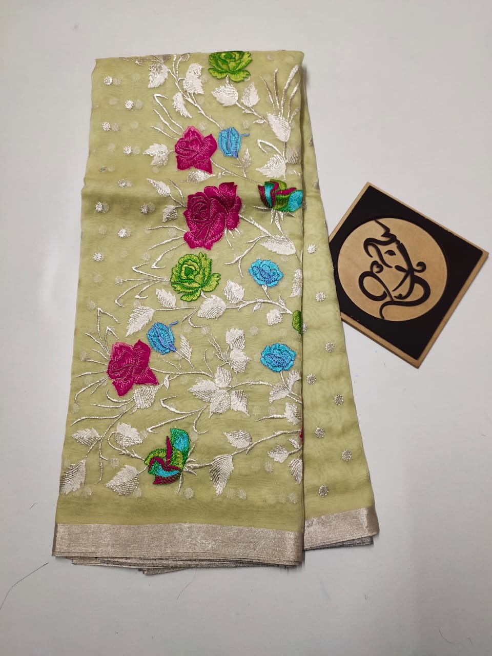 Pure  Banaras khadi georgete