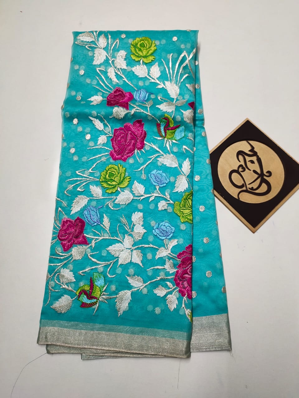 Pure  Banaras khadi georgete