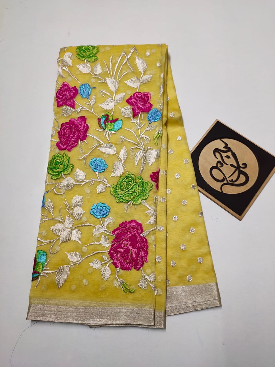 Pure  Banaras khadi georgete
