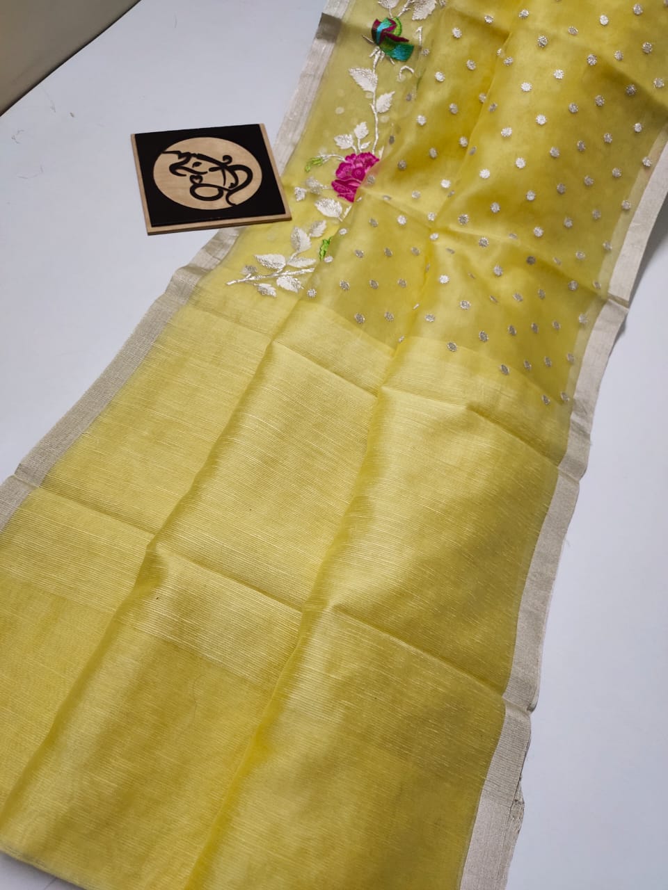 Pure  Banaras khadi georgete
