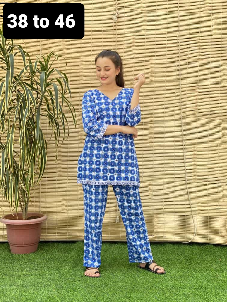 Soft and Comfy Pure Cotton Nights Suits