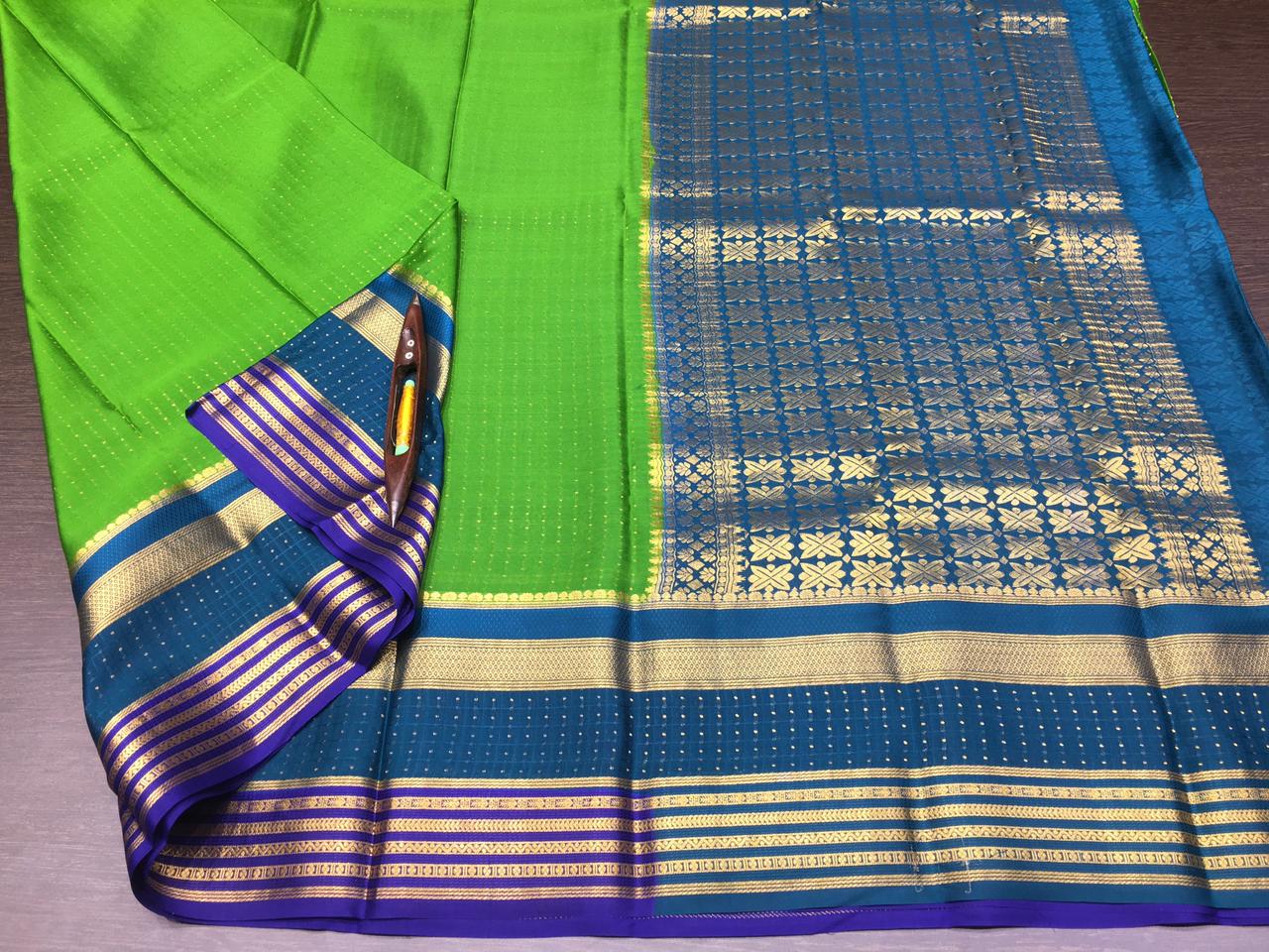 MYSORE SILK SAREES WITH RICH PALLU