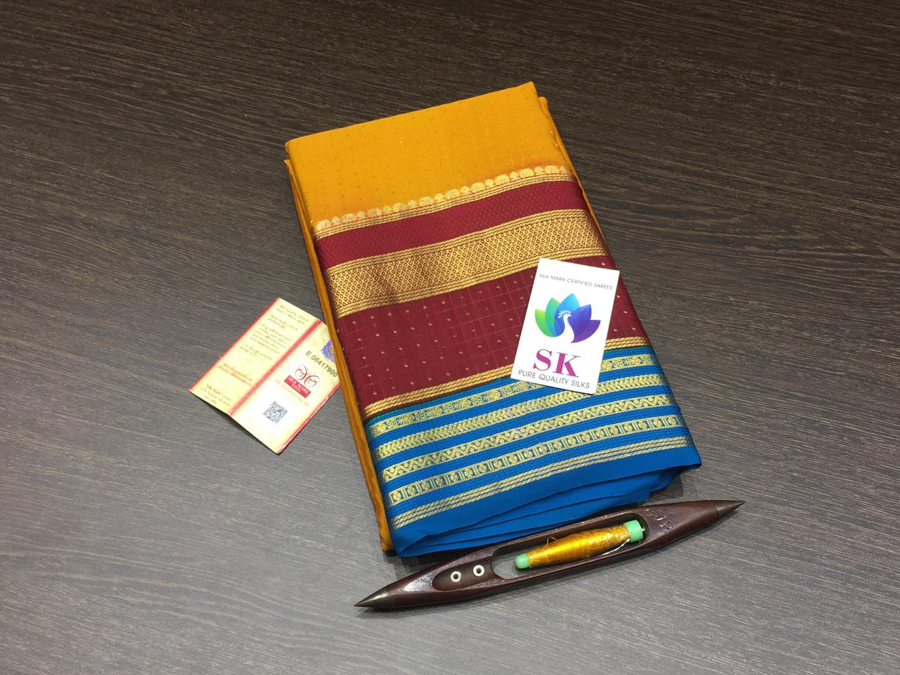 MYSORE SILK SAREES WITH RICH PALLU