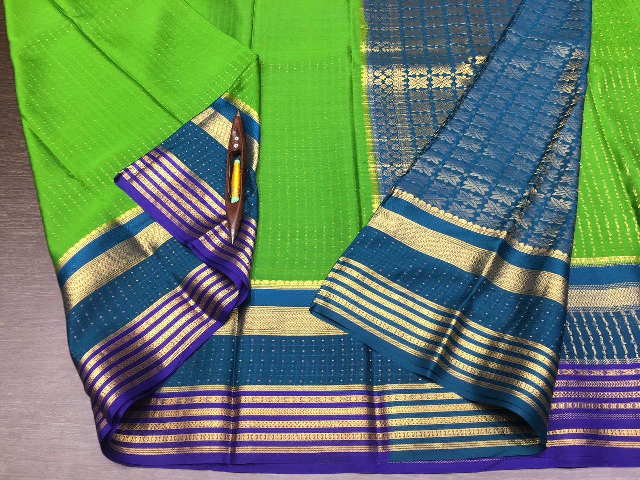 MYSORE SILK SAREES WITH RICH PALLU