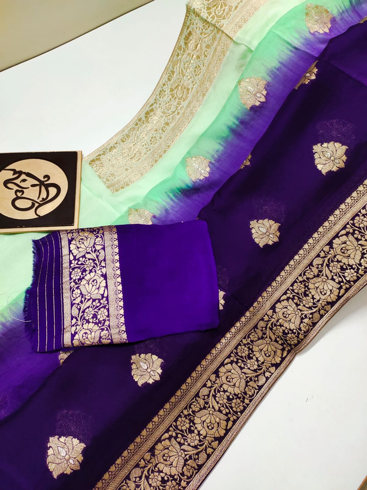 Pure banaras khadi georgete