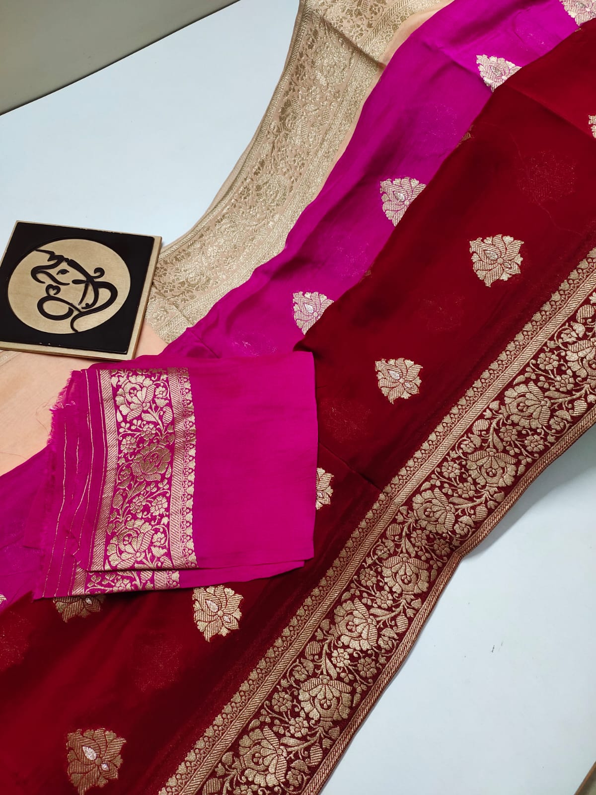 Pure banaras khadi georgete