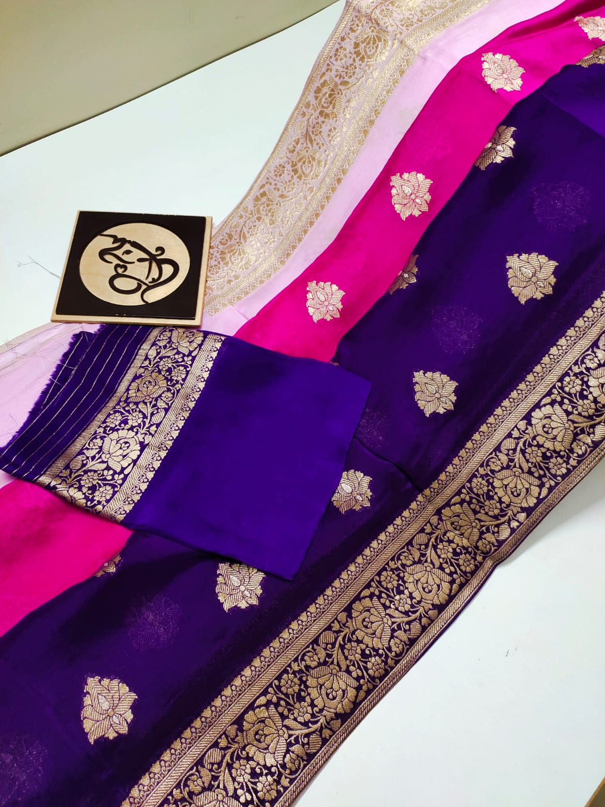 Pure banaras khadi georgete