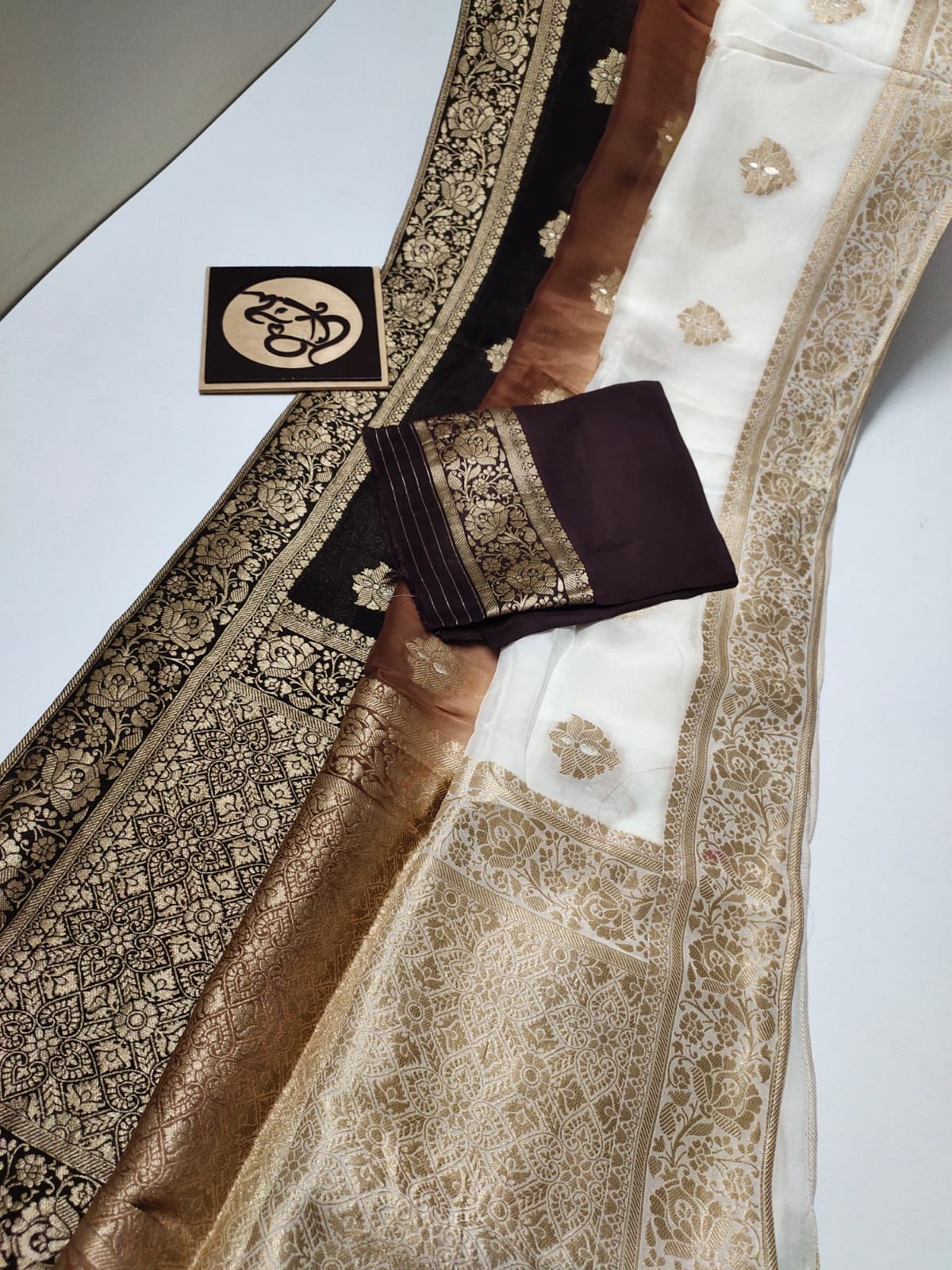 Pure banaras khadi georgete