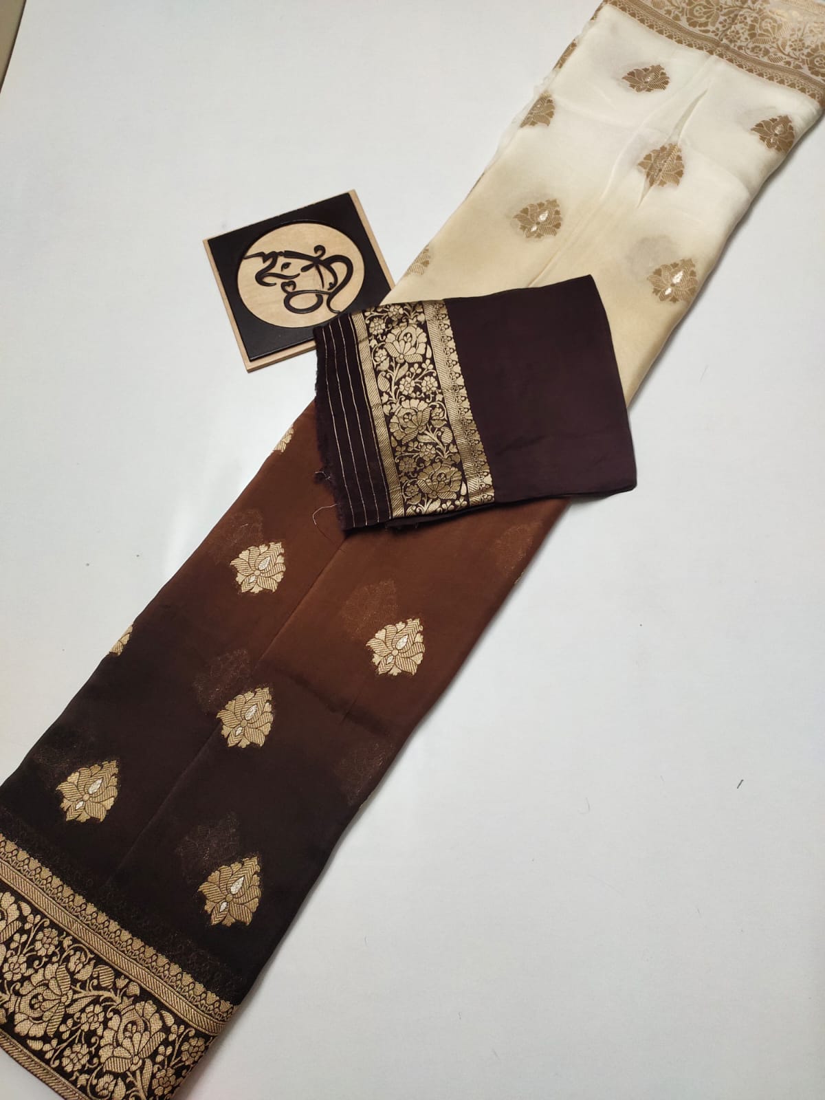 Pure banaras khadi georgete