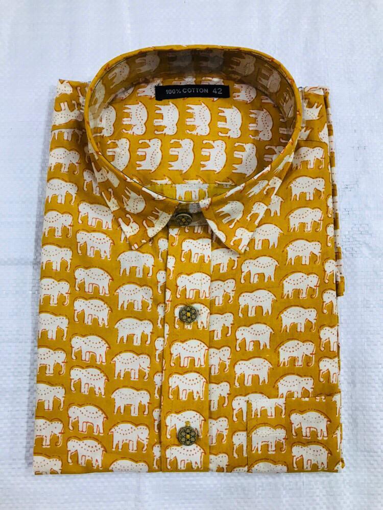 Bagru Hand Block Printed Shirts